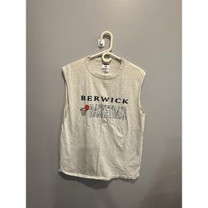 Berwick Basketball Graphic‎ Sleeveless T-Shirt Vintage Style Athleisure Top